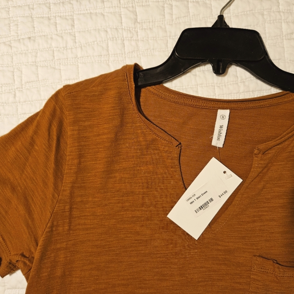 Ginger Orange Tshirt Dress